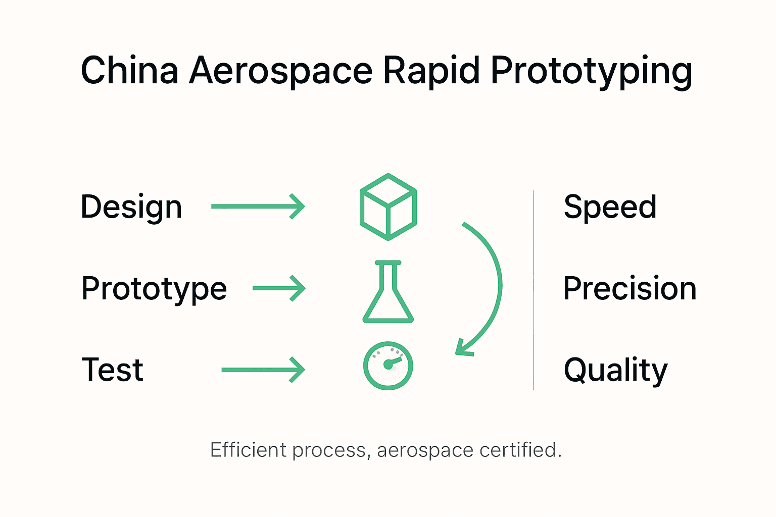 Infographic showing rapid prototyping steps and benefits