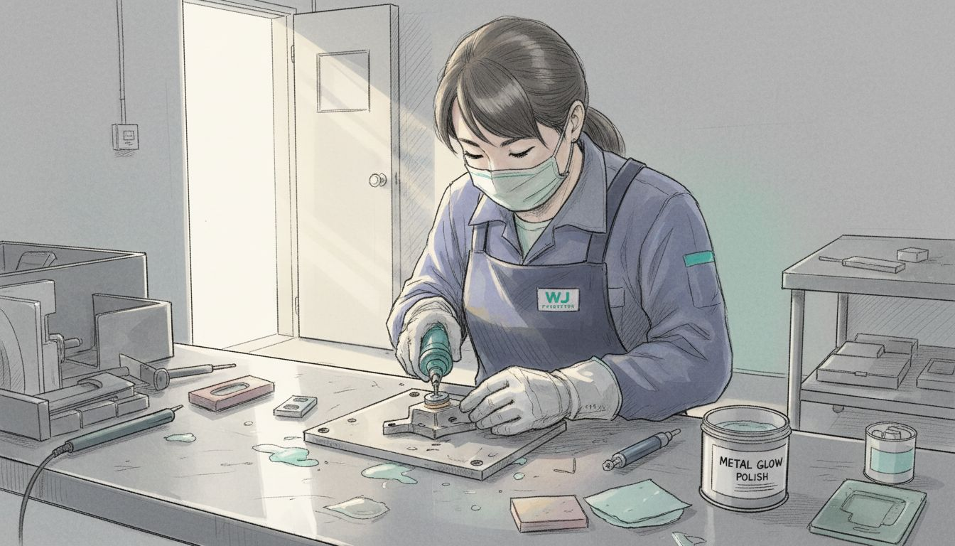 Worker-polishes-meta-bracket-at-workbench.png