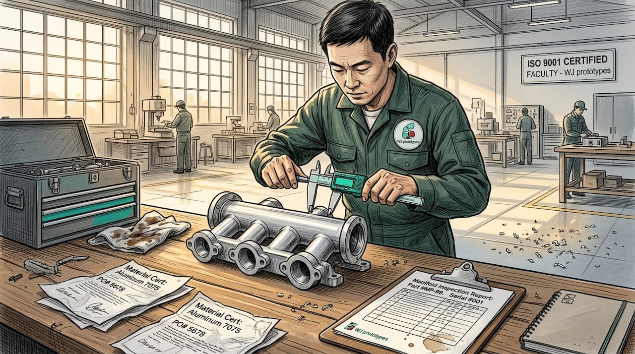 Technician-inspecting-metal-prototype-manifold-at-bench.jpeg
