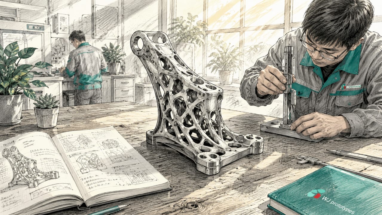 Lightweight-lattice-aerospace-component-on-workbench.jpeg